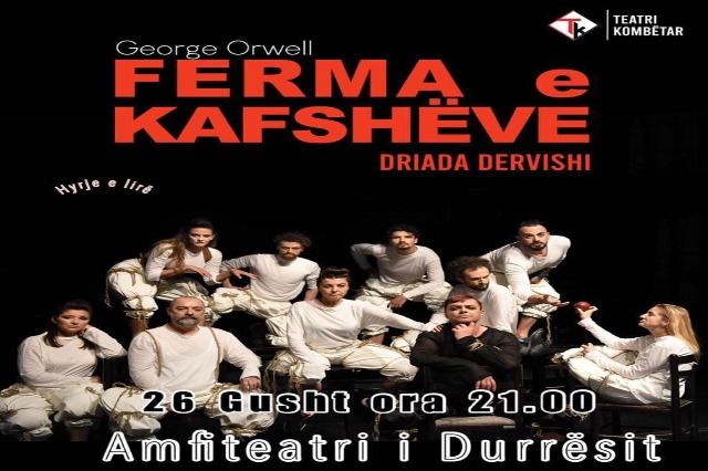 Orwell’s Animal Farm at the Amphitheater of Durrës this weekend