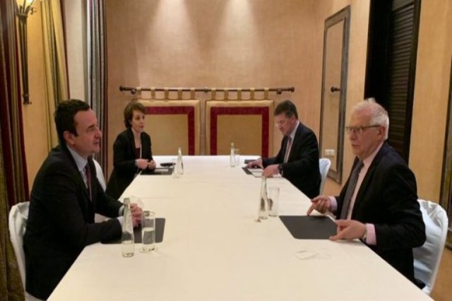 Borrell after meeting with Kurti: We are eagerly waiting for concrete progress soon on Kosovo-Serbia dialogue