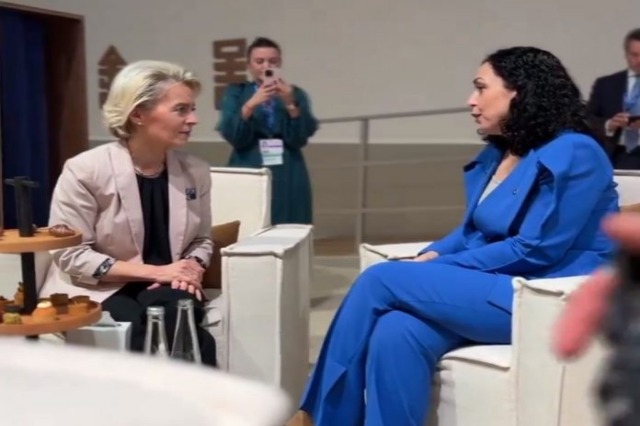 Osmani and Von der Leyen discuss on bringing Kosova closer to the EU