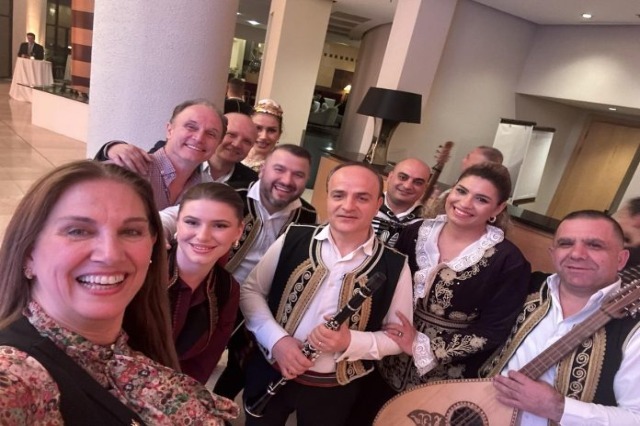 Kumbaro meets artists of the Folk Songs and Dance Ensemble: Cultural heritage, part of the tourist offer