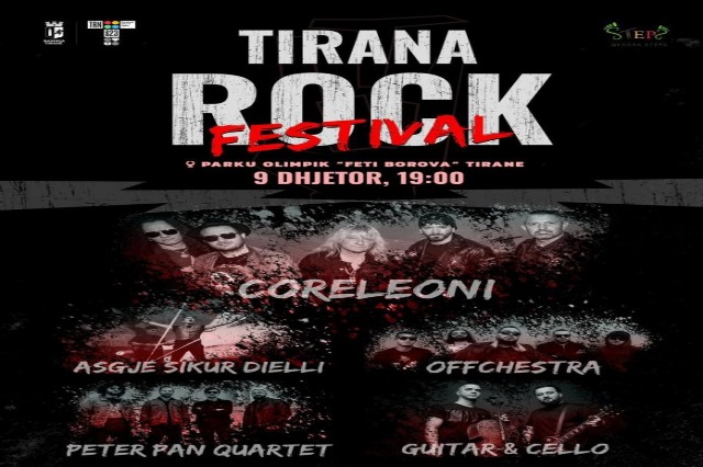 Magical night on December 9 with the stars of rock music in the Olympic Park of Tirana