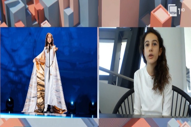 Junior Eurovision Song Fest, Viola Gjyzeli: Proud to represent my country. I have received many positive comments