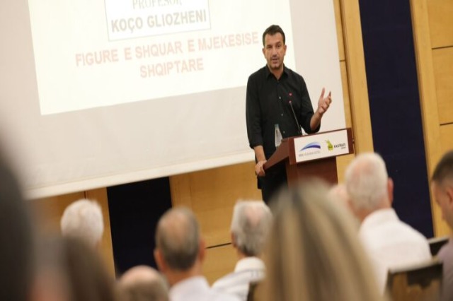 Commemoration ceremony on the 110th birth anniversary of the well-known doctor, Koço Gliozheni