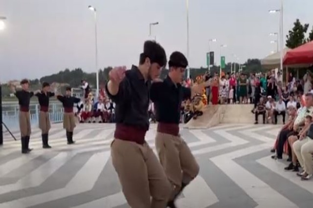 Folk groups from around the world at the Belsh Dance Festival