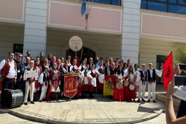 The Rrajce Dance won the Peace Folklore Festival Cup in Italy