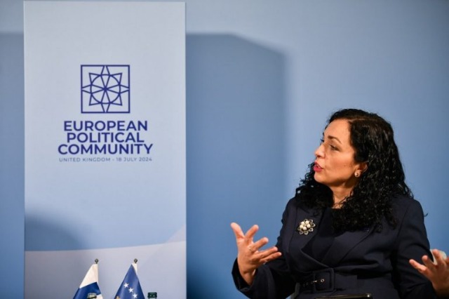 Kosovan President Osmani Attends European Political Community Summit in Hungary