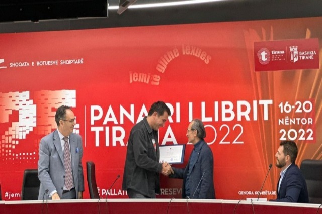 Book Fair 2022, Best Author award goes to Zija Çela
