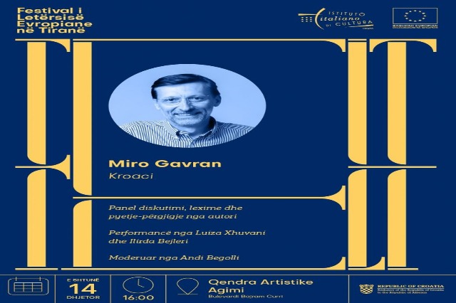 Celebrate Literature and Art: Miro Gavran at “Agimi” Art Center, December 14