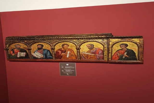 The icon ‘Five Apostles’ is on display for the first time during European Heritage Week