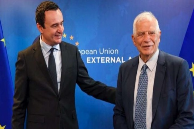 Kurti phone call with Borrell: To intensify the dialogue for the full implementation of the Basic Agreement