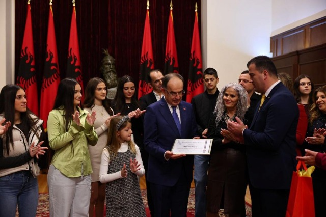 Strengthening Ties: President Begaj Meets Albanian-American Cultural Ambassadors