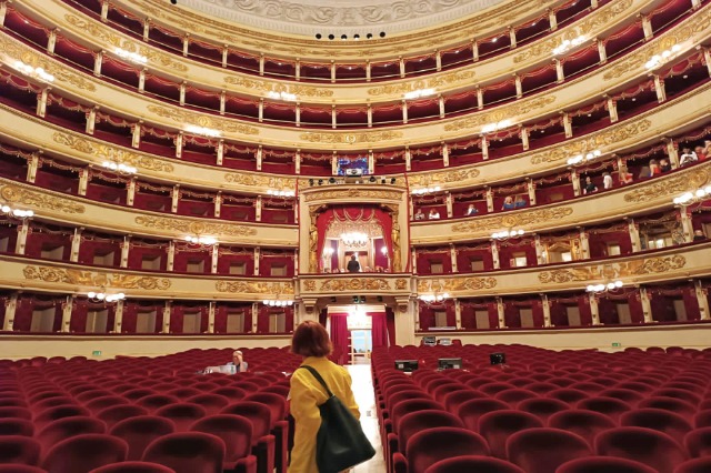 A delegation from the Albanian Opera House, at “La Scala” in Milan