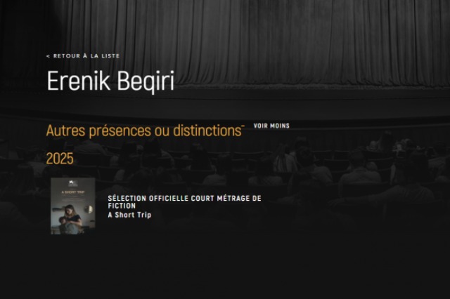 Albanian Director Erenik Beqiri’s Film Nominated for Cesar Award in France