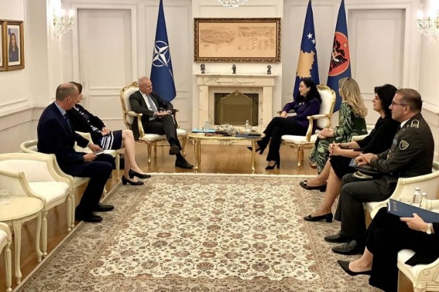 Kosovan President Meets NATO’s Assistant Secretary General for Political Affairs and Security Policy