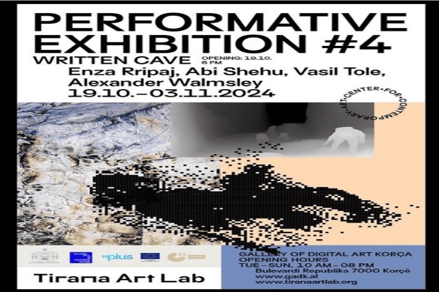 Korçë Hosts “The Written Cave” Exhibition, Highlighting Modern Artistic Interpretations of Archaeological Heritage