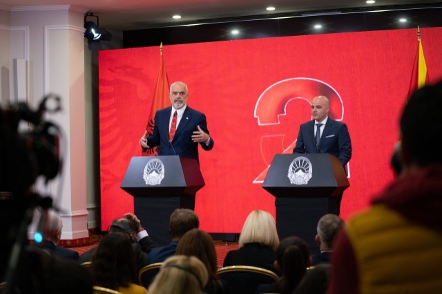Rama: The Balkans should not deal with the past! Kovacevski: 30 years ago, the sound of guns was heard in the region, today it is the sound of friendship
