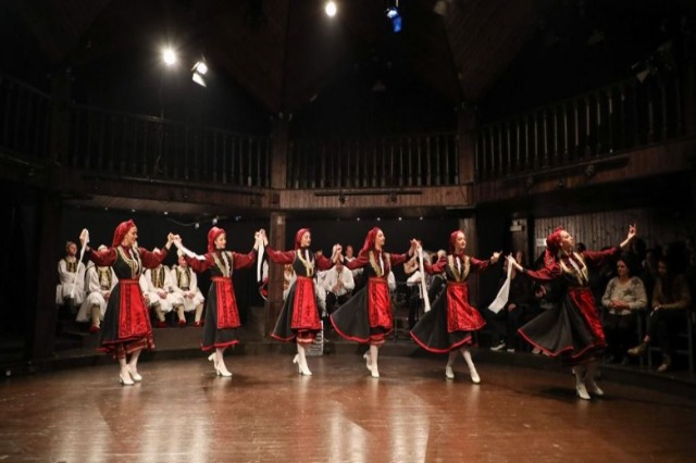 Tirana Folk Ensemble at the National Folk Festival in Gjirokastër