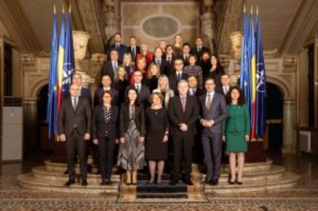 Albanian General Prosecutor Olsian Çela participates in the third Forum of Prosecutors General of the Balkans, held in Bucharest.