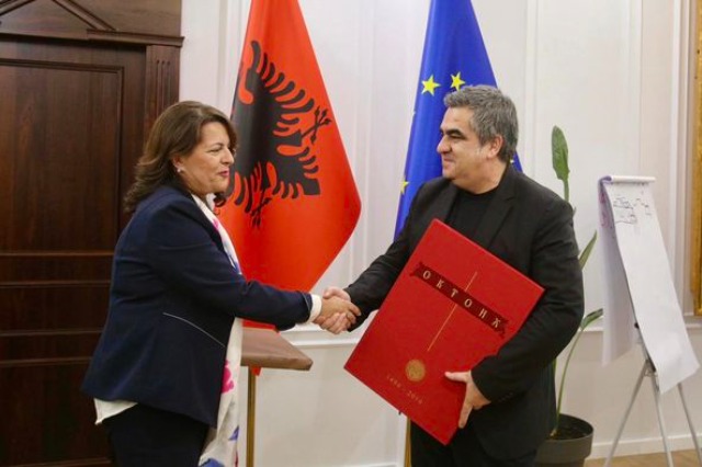 Gonxhja Hosts Montenegrin Counterpart: Collaboration in Cinema, Theater, and Publishing
