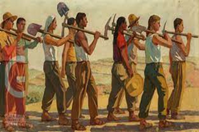 Albanian painter Rafael Dembo