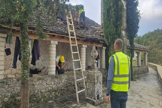 Restoration intervention in the church of Saint George in Nokova, Gjirokastër
