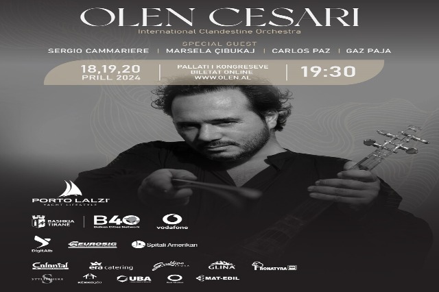 World-famous virtuoso violinist, Olen Cesari performs on April 18-19-20 at Palace of Congresses