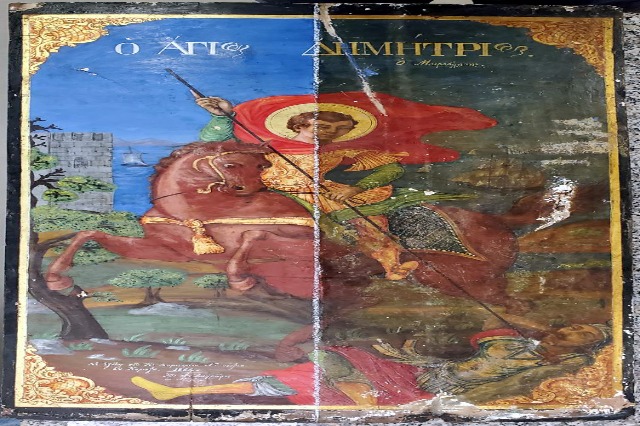 Museum of Medieval Art restores the icon of Saint Demetrius