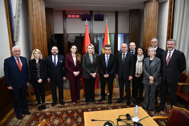 Albanian Committee for Foreign Policy conducted a working visit to North Macedonia