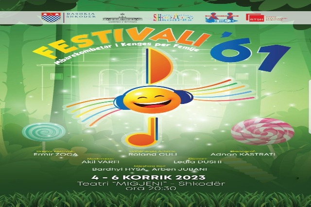 61st edition of Nationwide Children’s Song Festival officially opened in Shkodra