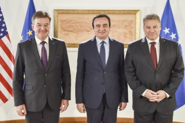 Meeting between Kurti and 5 emissaries, Lajçak: meeting was not easy, but honest and open