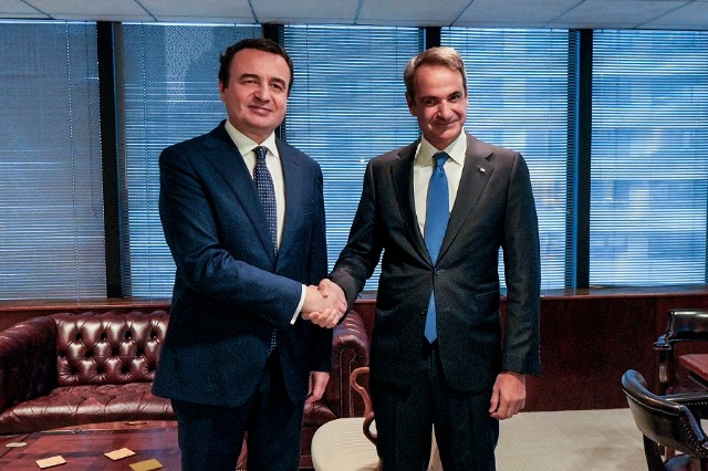 Diplomatic Relations Between Kosova and Greece: Kurti Meets Mitsotakis in New York