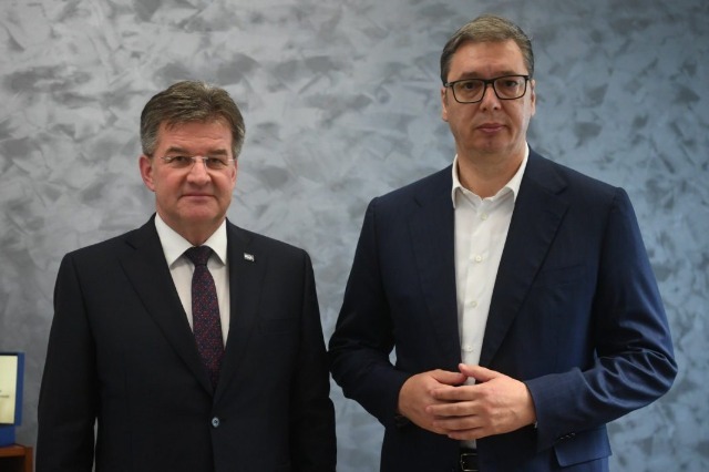 Lajçak speaks after the meeting with Vucic: We agreed to de-escalate the situation in the north of Kosovo