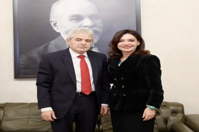 Spiropali Meets with Ahmeti, Focus on Advancing the Rights of Albanians in North Macedonia