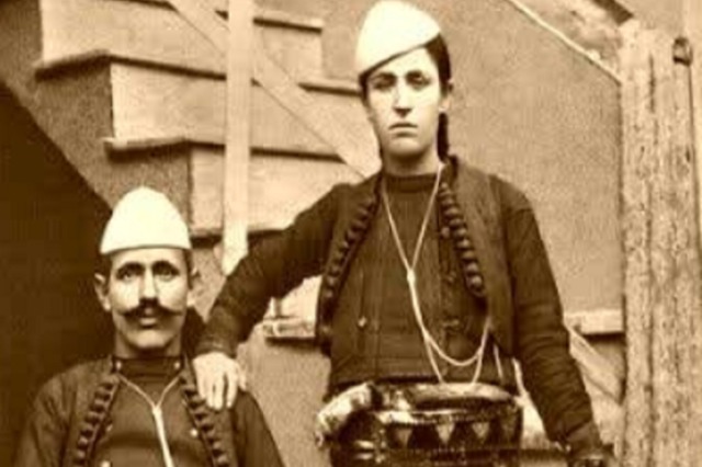 Shote Galica, the heroine of the People who fought for the liberation of Kosovo and the union with Albania