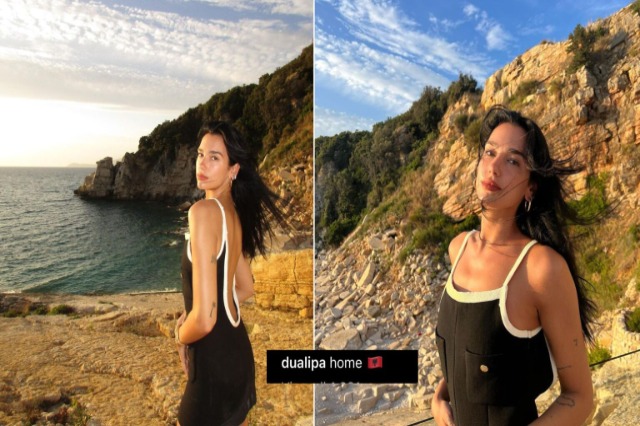 World-famous Albanian singer, Dua Lipa on holidays in Albania