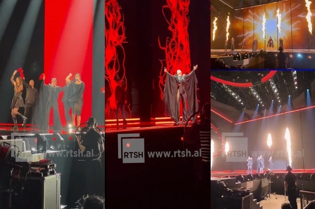 Albina and the Kelmendi Family pass the first rehearsal at Eurovision successfully