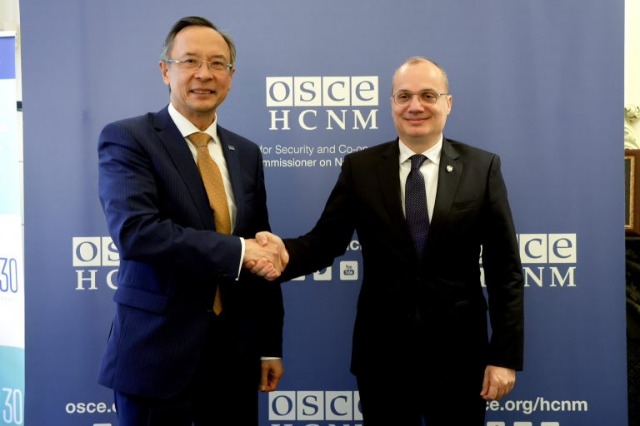 Passivization of addresses of Albanian Minority in Serbia, Hasani meets the OSCE High Commissioner for National Minorities
