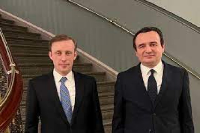 Kurti meets White House National Security Advisor, Jake Sullivan: Russian aggression and the stability of WB on focus