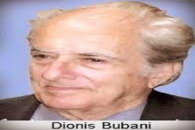 Dionis Bubani, an Albanian prominent writer, playwright, humorist, and translator