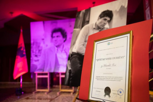 Actor Xhevdet Ferri posthumously honored with the title “Honor of the City”