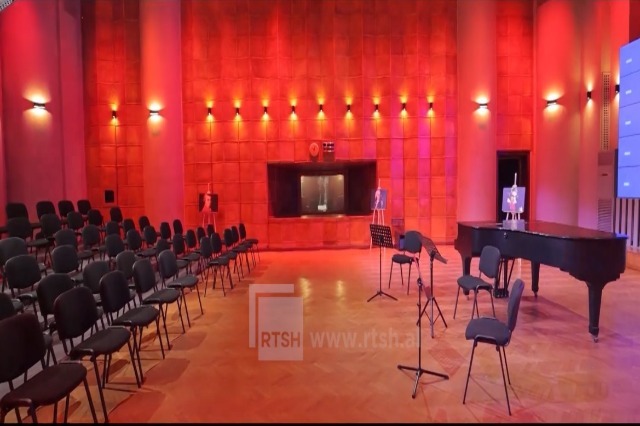 The RTSH orchestra, with its modern hall, which was not maintained for years