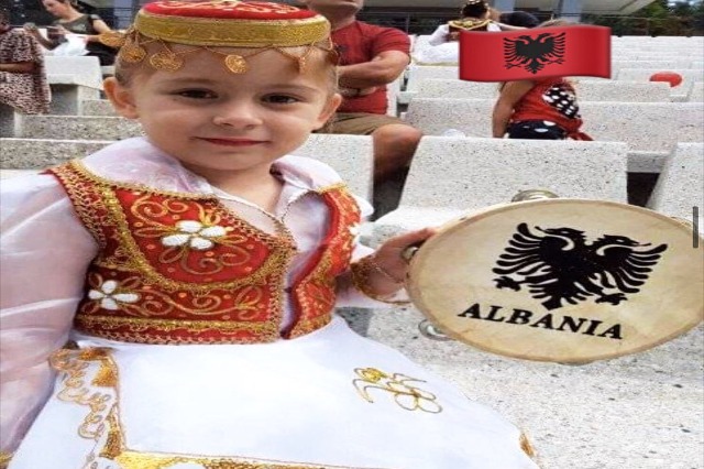 Children Showcase Albanian Heritage through Traditional Costumes and Heirlooms