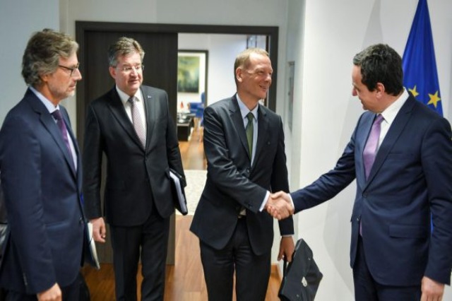 Five special emissaries for dialogue in Prishtina today, in an effort to reach a final agreement