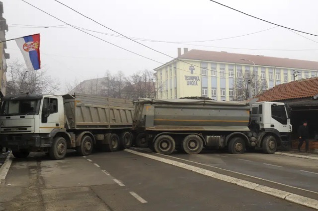 Serbs put up new roadblocks as tensions soar in Kosova, reports AP