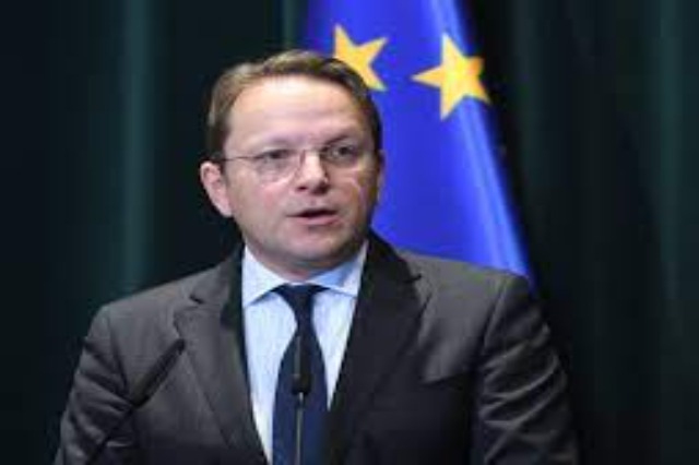 EU Enlargement Commissioner Oliver Varhelyi attends the Open Balkan meeting