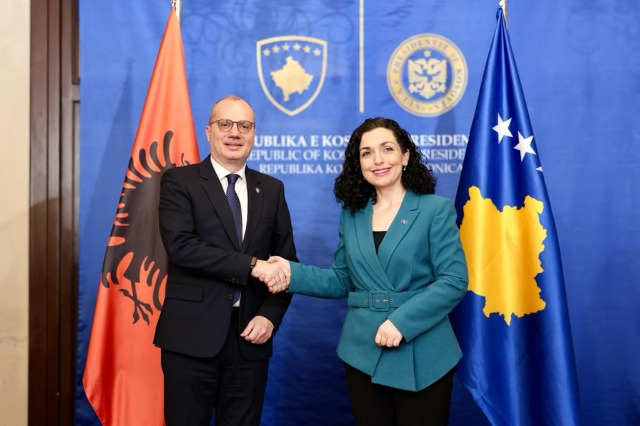 Osmani welcomes Hasani: Kosovo and Albania, common goals and harmonized strategies
