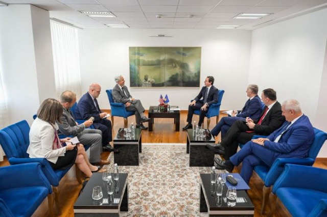 Kurti’s meeting with the CIA chief concludes, the government issues a statement