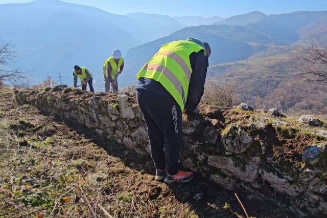 Work begins on the Pogradec Castle, which will become soon a site to visit