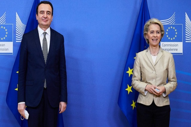 Visa liberalization/ EC President meets Prime Minister Kurti: Kosovo has met all standards