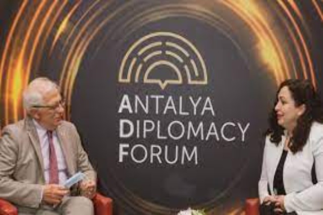 Osmani meets with Borrell, discusses dialogue and visa liberalization